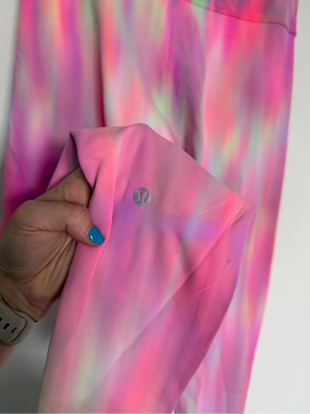 Lululemon Pink Multi-Color High-Waist Active Leggings - Picture 3 of 5